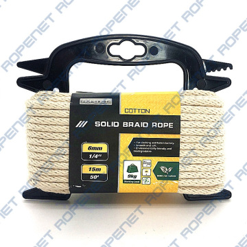 Solid Braid Cotton Sash Cord Hank